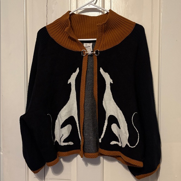 Anthropologie maeve cape cardigan sweater size xl - Picture 4 of 9